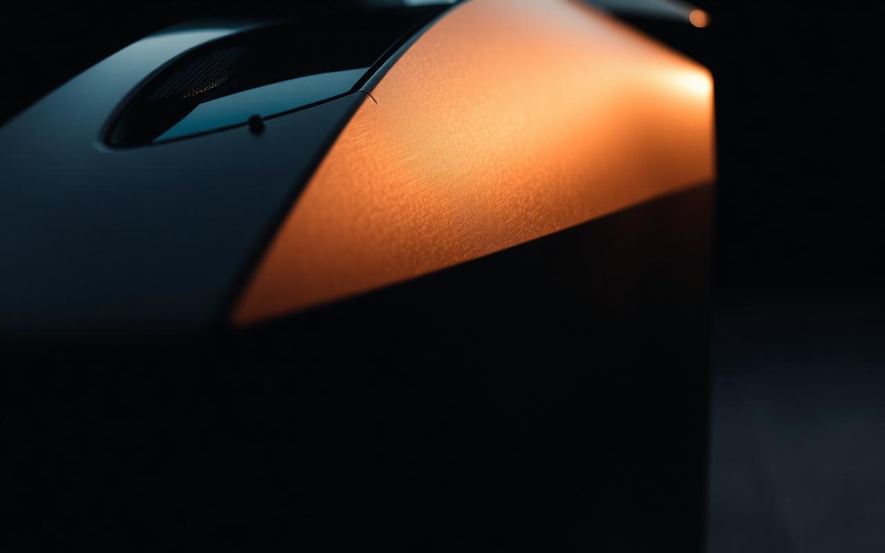 CUPRA generative AI imagery — moody high-contrast composition