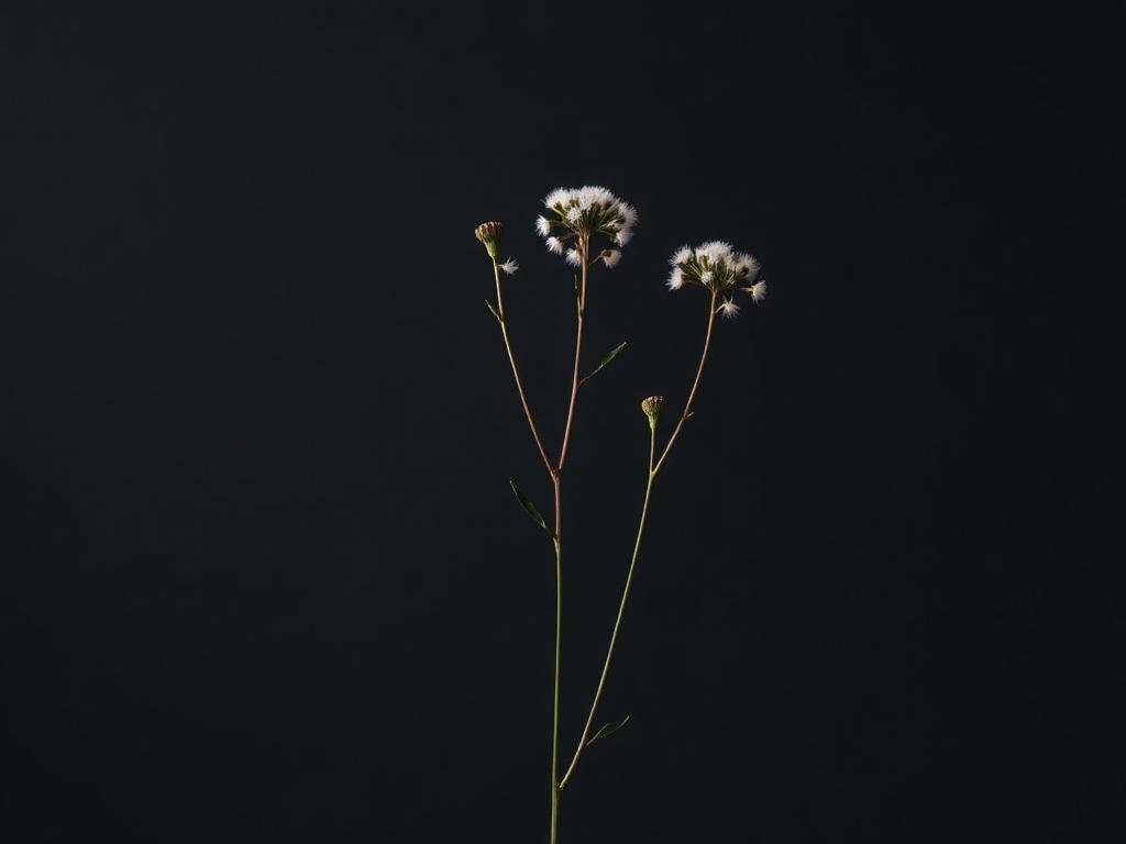 floom product interface — soft botanical UI composition